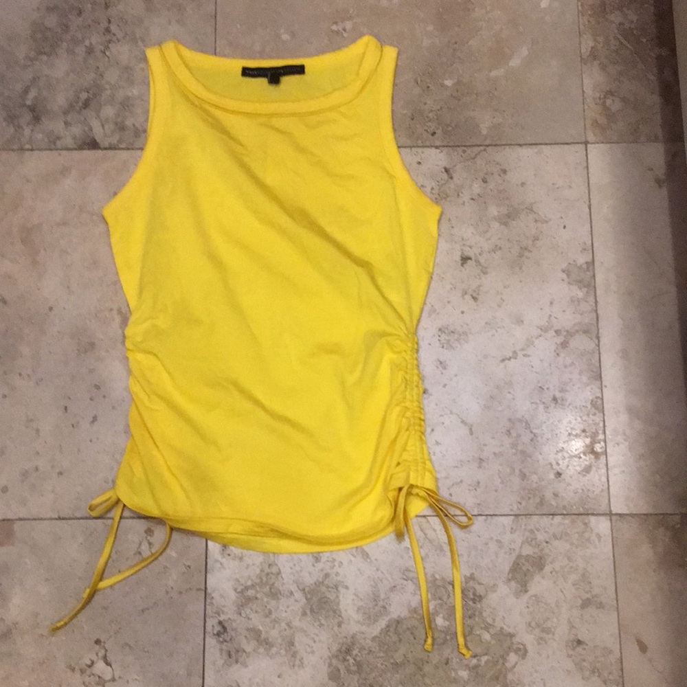 White House Black market tie hem tank xxs